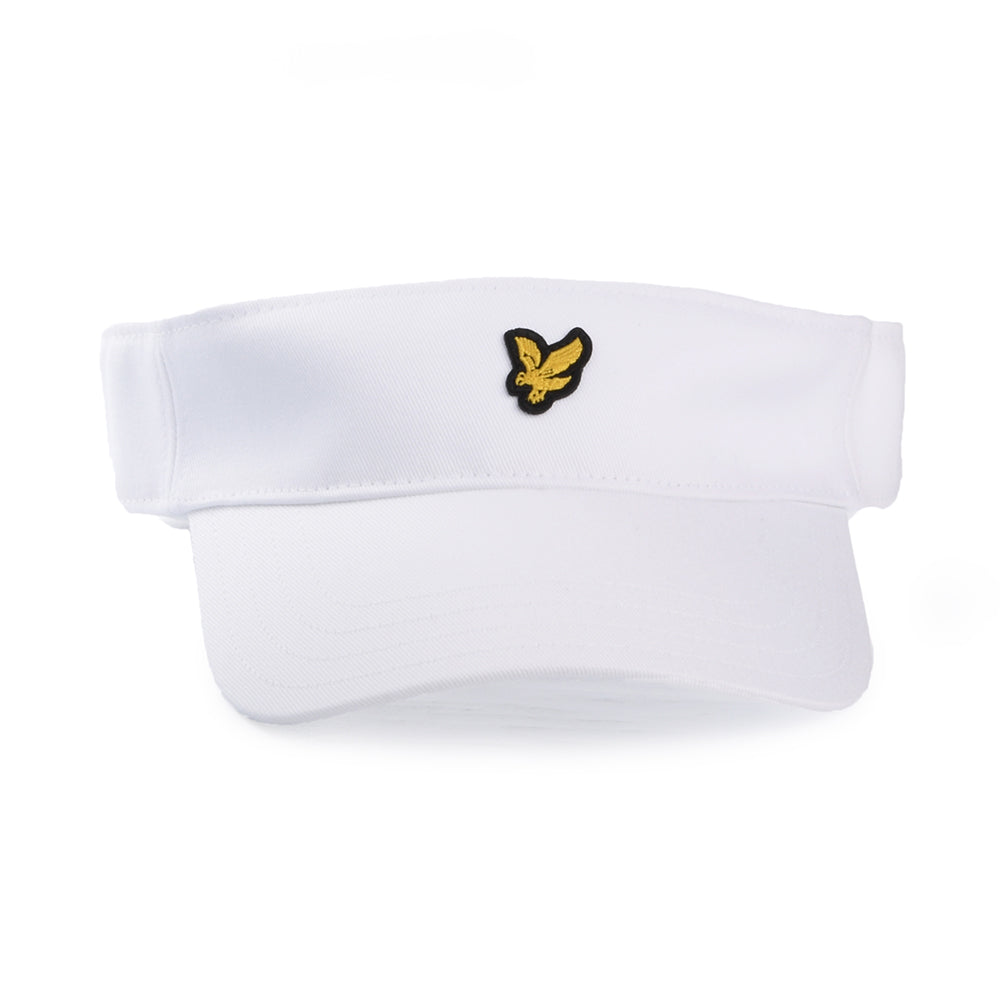 Visera de algodón orgánico de Lyle & Scott - Blanco