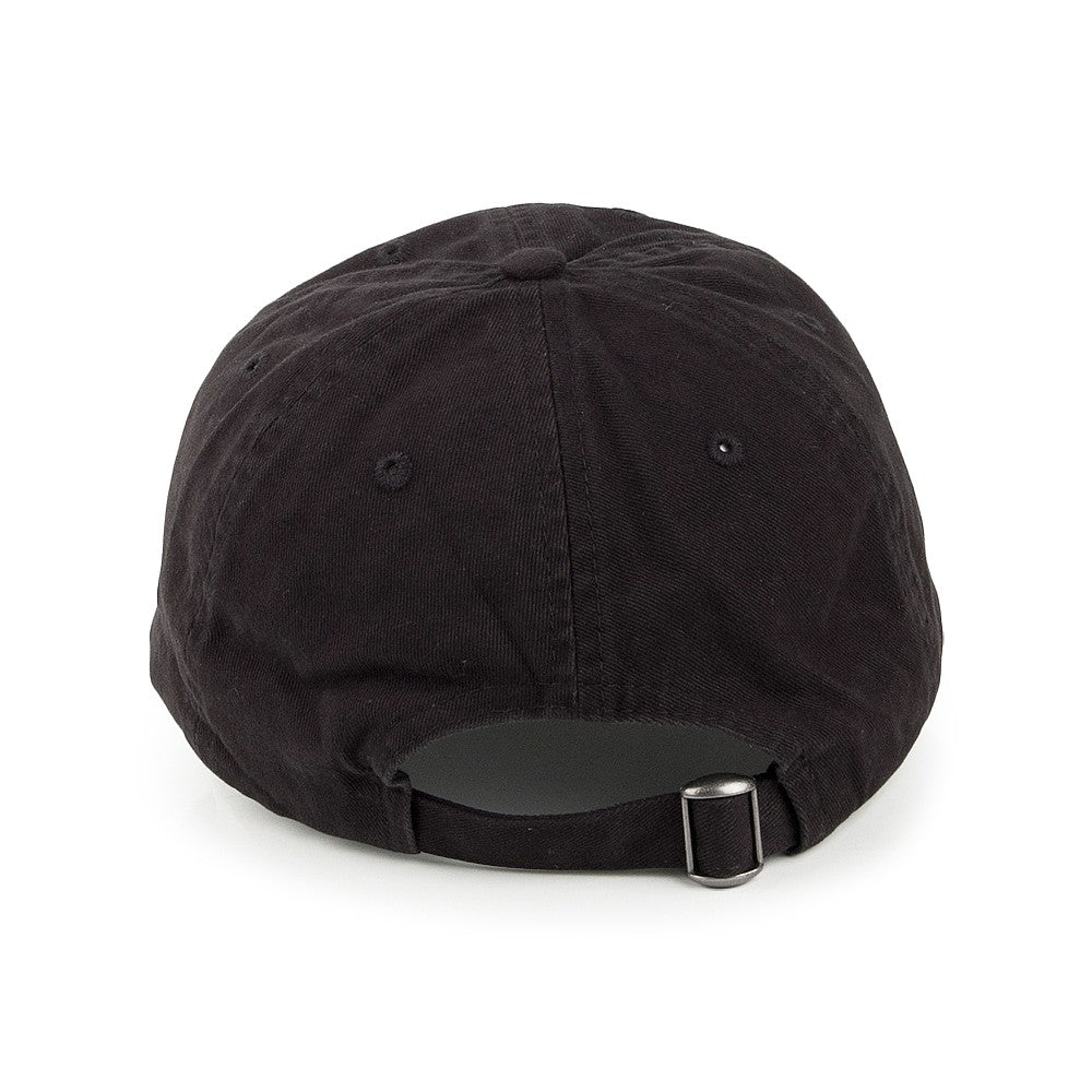 Gorra de béisbol de algodón lavado - Negro