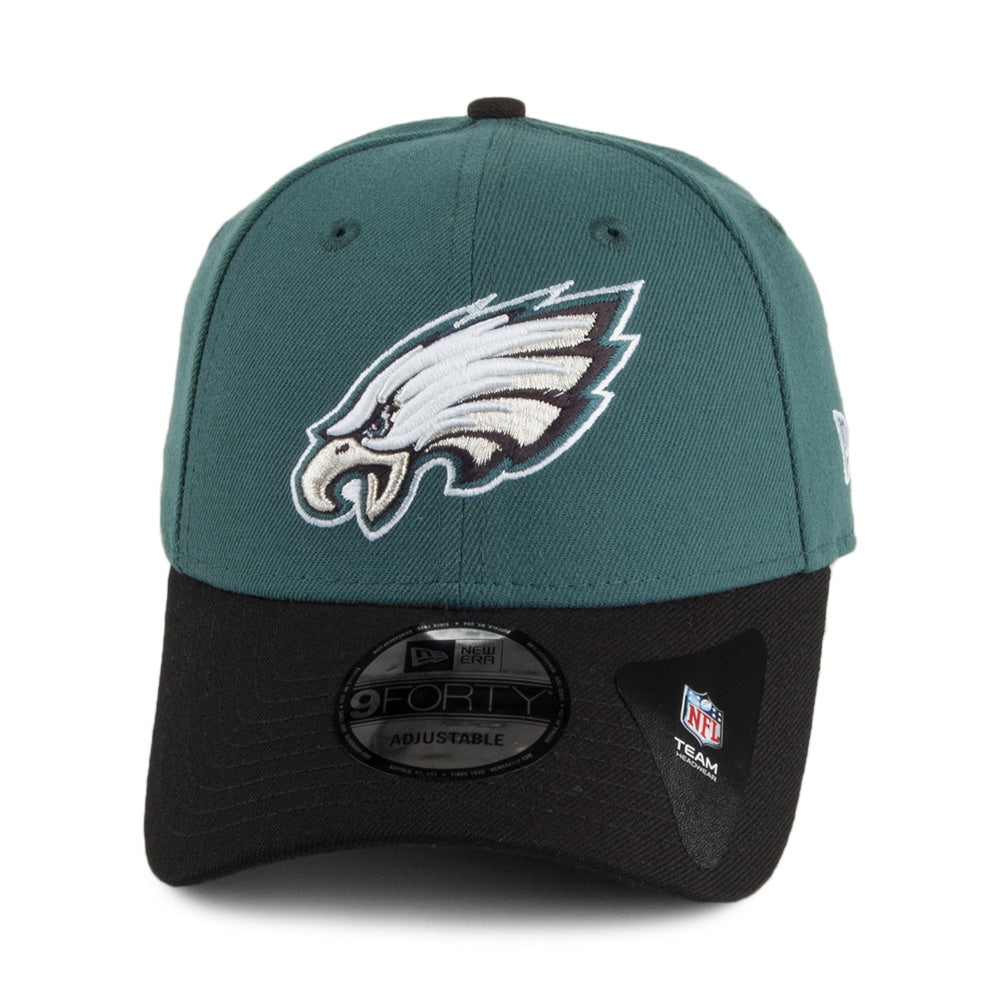 Gorra de béisbol 9FORTY NFL The League Philadelphia Eagles de New Era - Verde-Negro