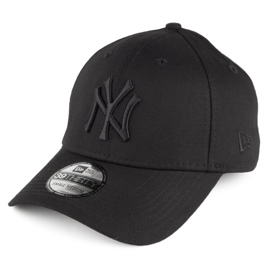 Gorra de béisbol 39THIRTY New York Yankees de New Era - Negro sobre Negro