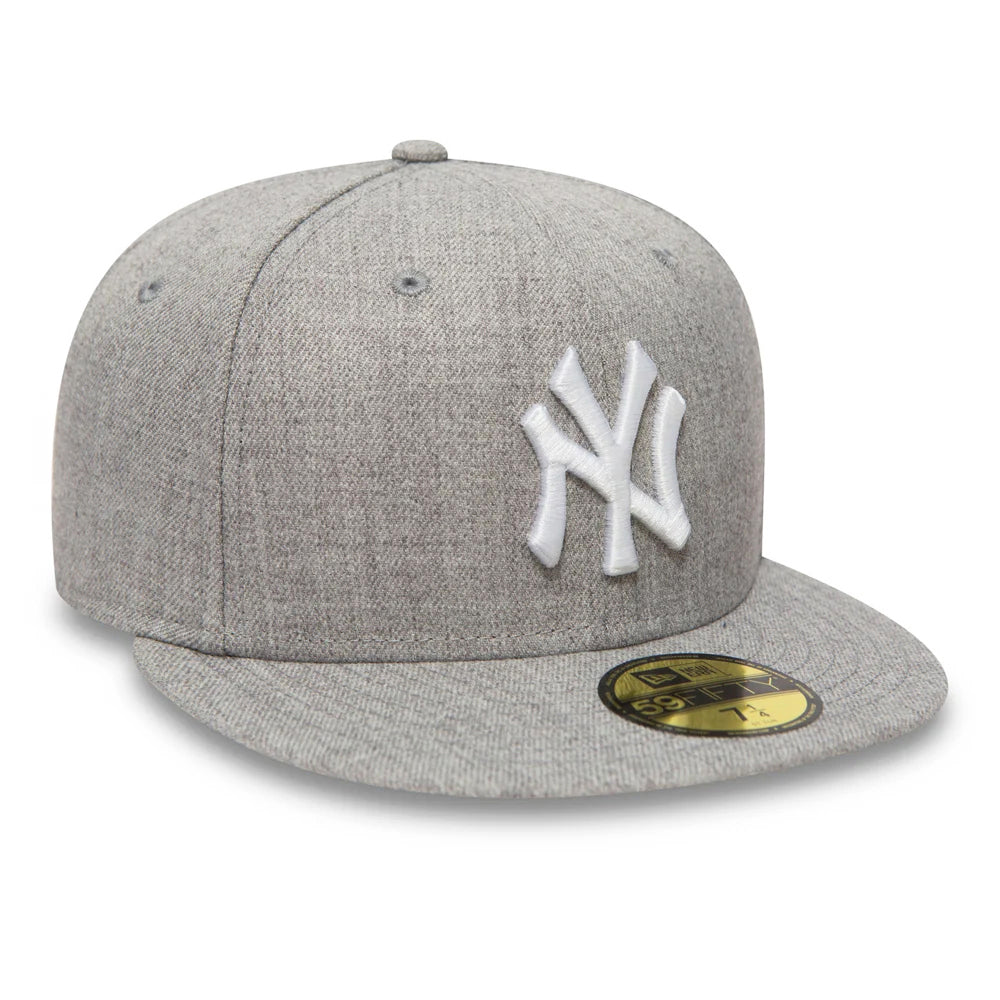 Gorra de béisbol 59FIFTY MLB League Essential New York Yankees de New Era - Gris Jaspeado