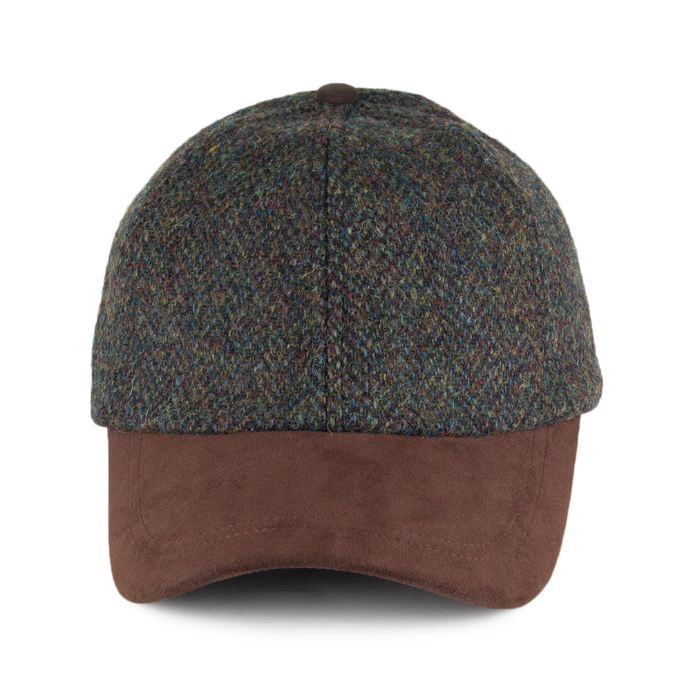 Gorra de béisbol de Tweed Harris de Failsworth - Mezcla de Verdes