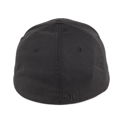 Gorra de béisbol Flexfit One & Only de Hurley Hats - Negro sobre Negro