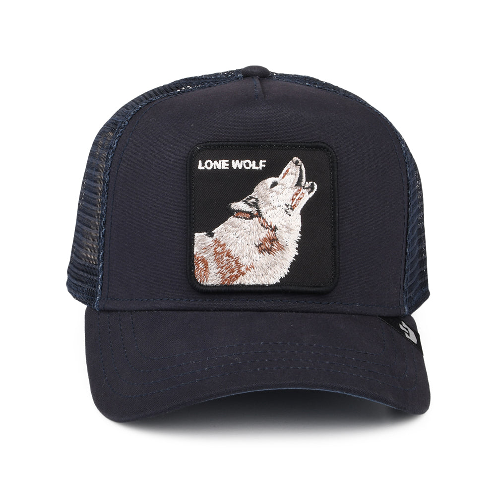 Gorra Trucker Lone Wolf de Goorin Bros. - Azul Marino