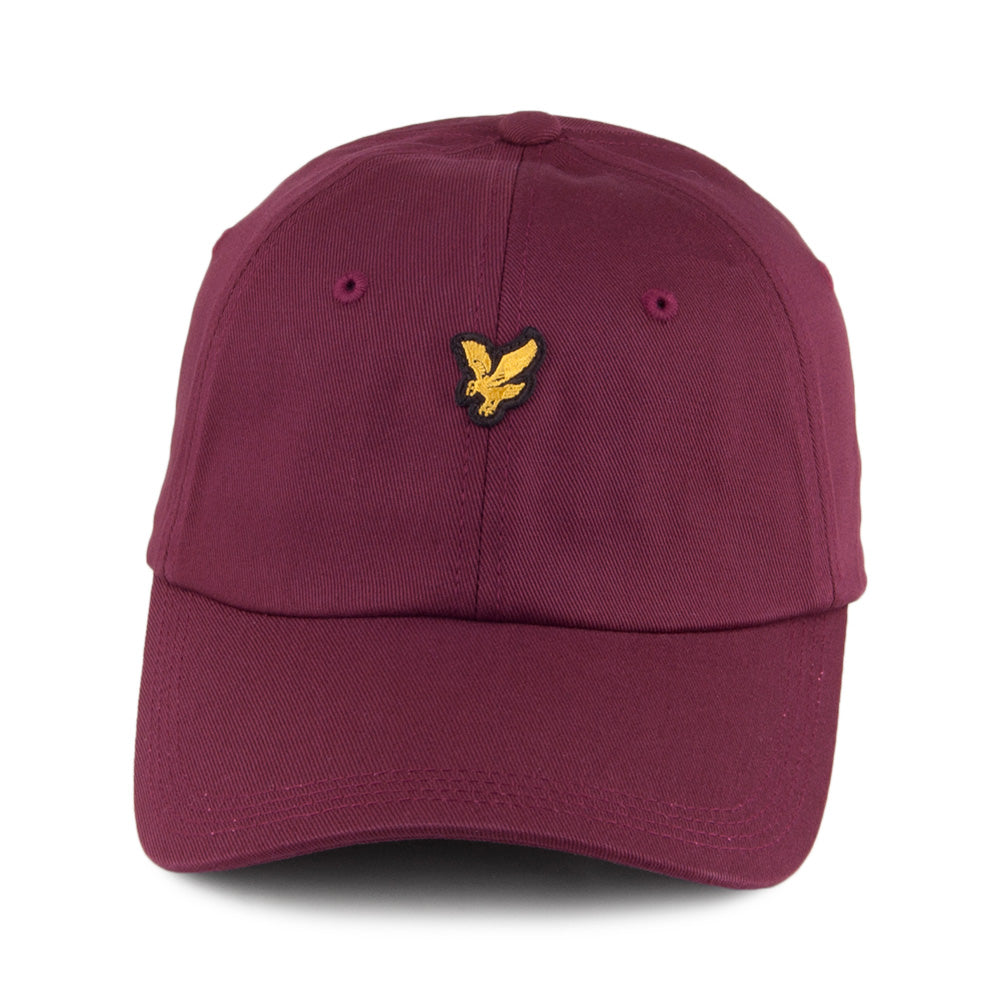 Gorra de béisbol Vintage de Lyle & Scott - Vino