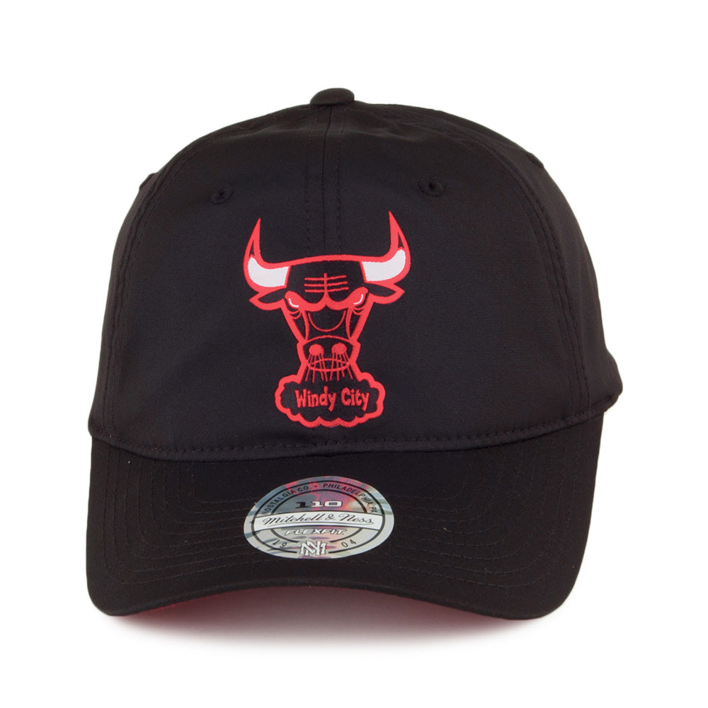 Gorra Light & Dry Chicago Bulls de Mitchell & Ness - Negro