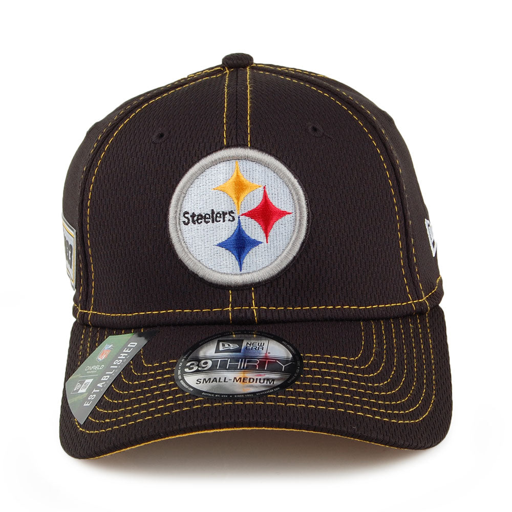 Gorra de béisbol 39THIRTY NFL Onfield Road Pittsburgh Steelers de New Era - Negro