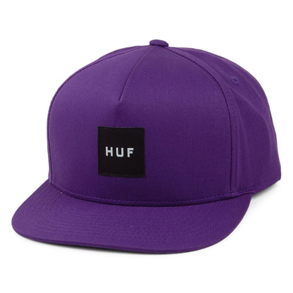 Gorra Snapback Box Logo de HUF - Morado