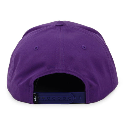 Gorra Snapback Box Logo de HUF - Morado