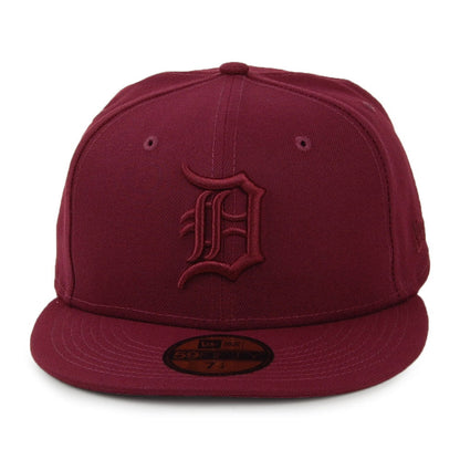 Gorra de béisbol 59FIFTY MLB Essential Detroit Tigers de New Era - Burdeos