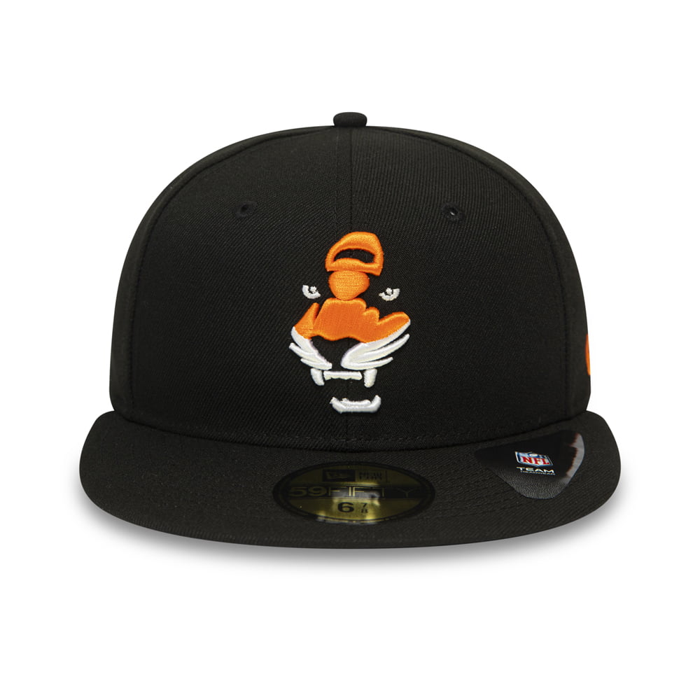 Gorra de béisbol 59FIFTY NFL Team Tonal Shadow Logo Cincinnati Bengals de New Era - Negro