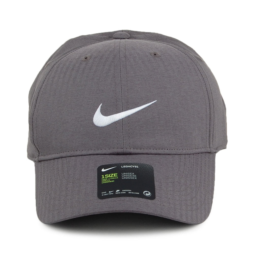 Gorra de béisbol Legacy 91 Tech Tonal Stripes de Nike Golf - Gris