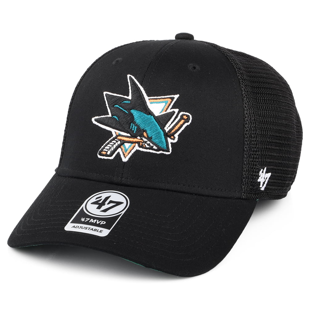 Gorra Trucker Branson MVP San Jose Sharks de 47 Brand - Negro