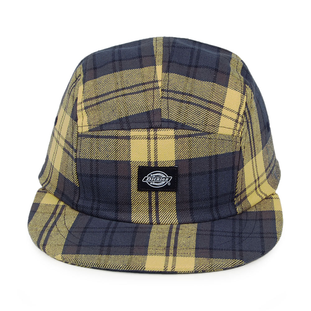 Gorra 5 paneles Hornbeck a cuadros de Dickies - Azul-Amarillo