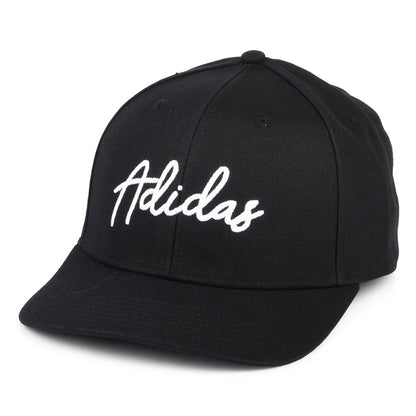 Gorra de béisbol Script de algodón de Adidas - Negro