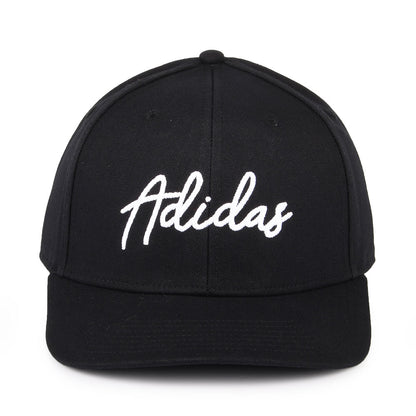 Gorra de béisbol Script de algodón de Adidas - Negro