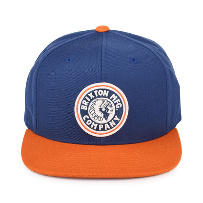 Gorra Snapback Rival MP de Brixton - Azul-Ocre