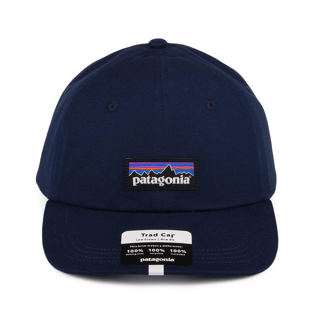 Gorra de béisbol P-6 Label de algodón orgánico de Patagonia - Azul Marino