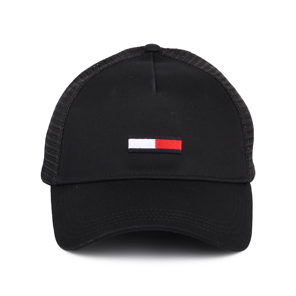 Gorra Trucker TJM Flag de Tommy Hilfiger - Negro