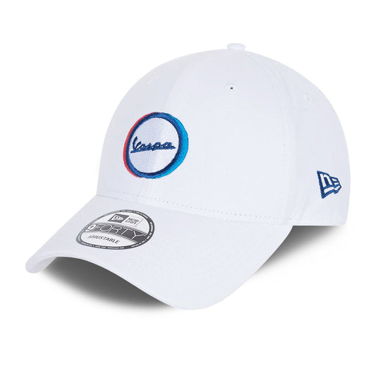 Gorra de béisbol 9FORTY Vespa de algodón de New Era - Blanco