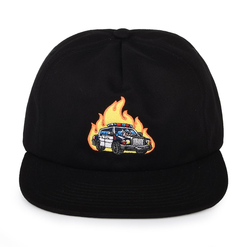 Gorra Snapback Roasted sin estructurar de HUF - Negro