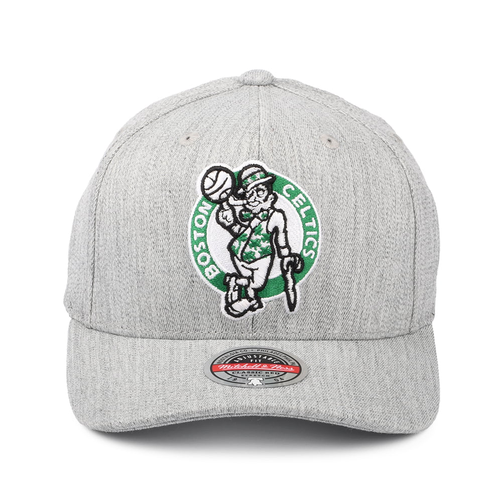 Gorra Snapback NBA Team Heather Redline Boston Celtics de Mitchell & Ness - Gris Jaspeado