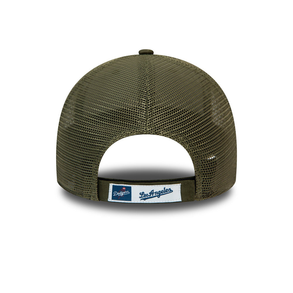 Gorra Trucker 9FORTY MLB Home Field L.A. Dodgers de New Era - Verde Oliva