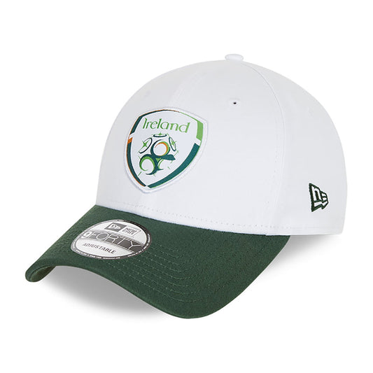 Gorra de béisbol 9FORTY Football Association of Ireland de New Era - Blanco-Verde