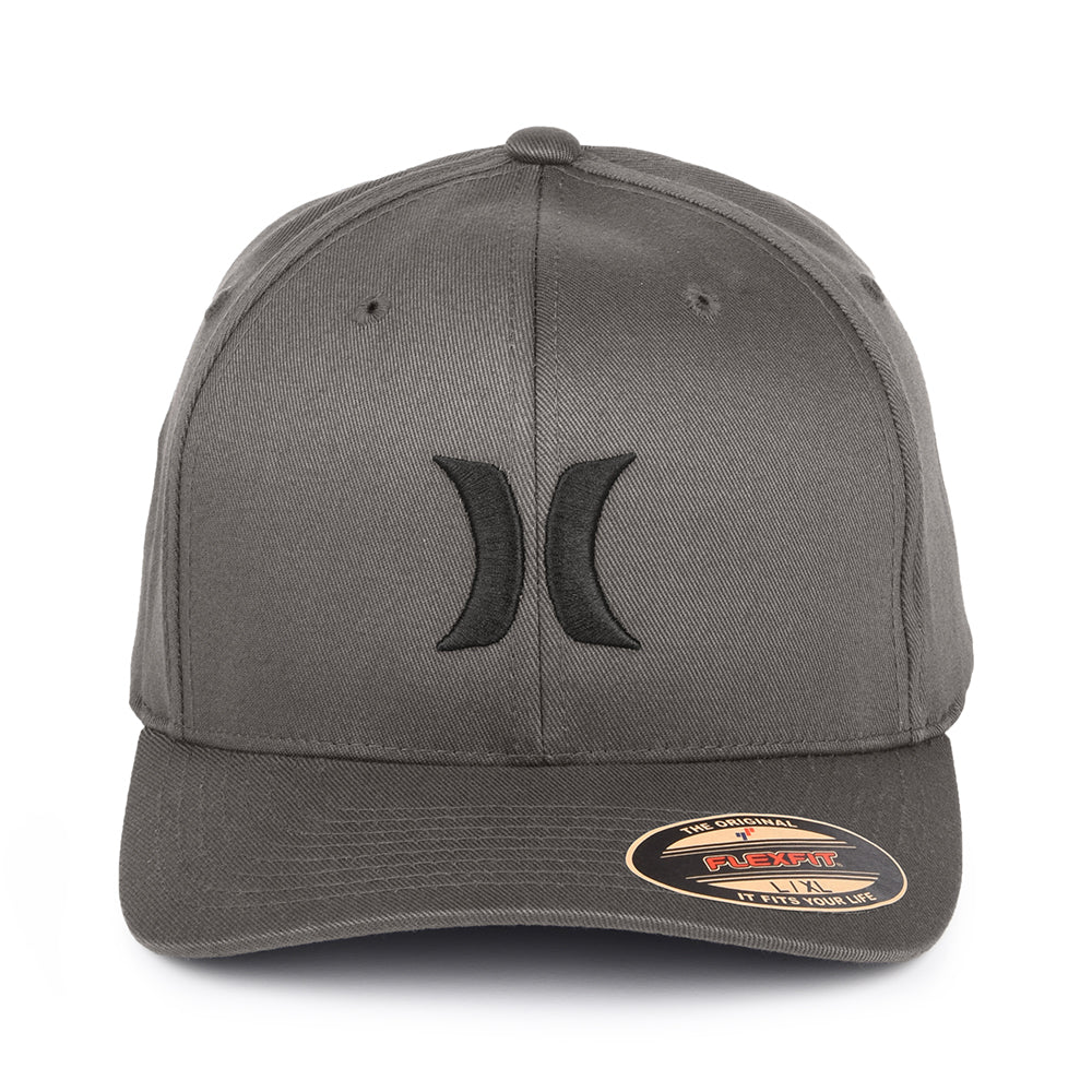 Gorra de béisbol One & Only Flexfit de Hurley - Gris Oscuro