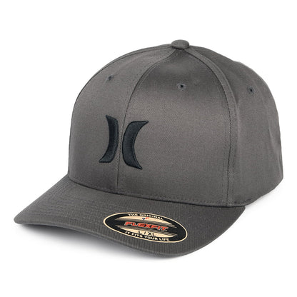 Gorra de béisbol One & Only Flexfit de Hurley - Gris Oscuro