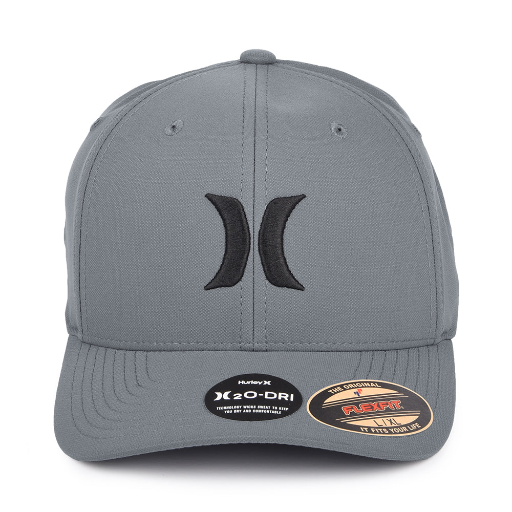 Gorra de béisbol Dri-Fit One & Only Flexfit de Hurley - Gris Oscuro