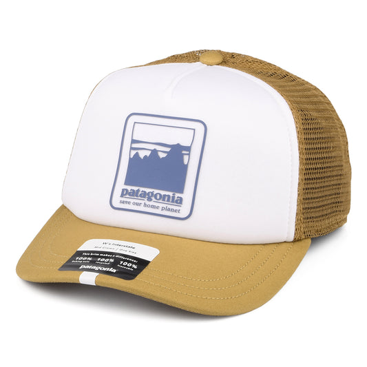 Gorra Trucker mujeres Alpine Icon Interstate de Patagonia - Blanco-Marrón