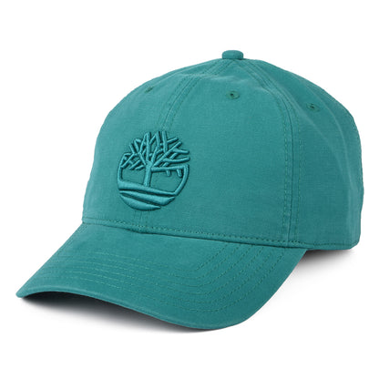 Gorra de béisbol Soundview de algodón de Timberland - Verde Azulado