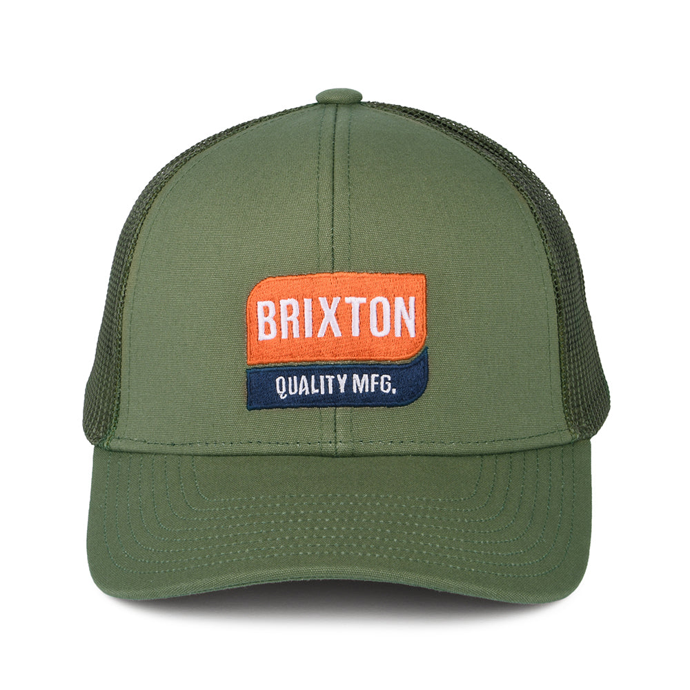 Gorra Trucker Scoop X MP de Brixton - Verde Oliva