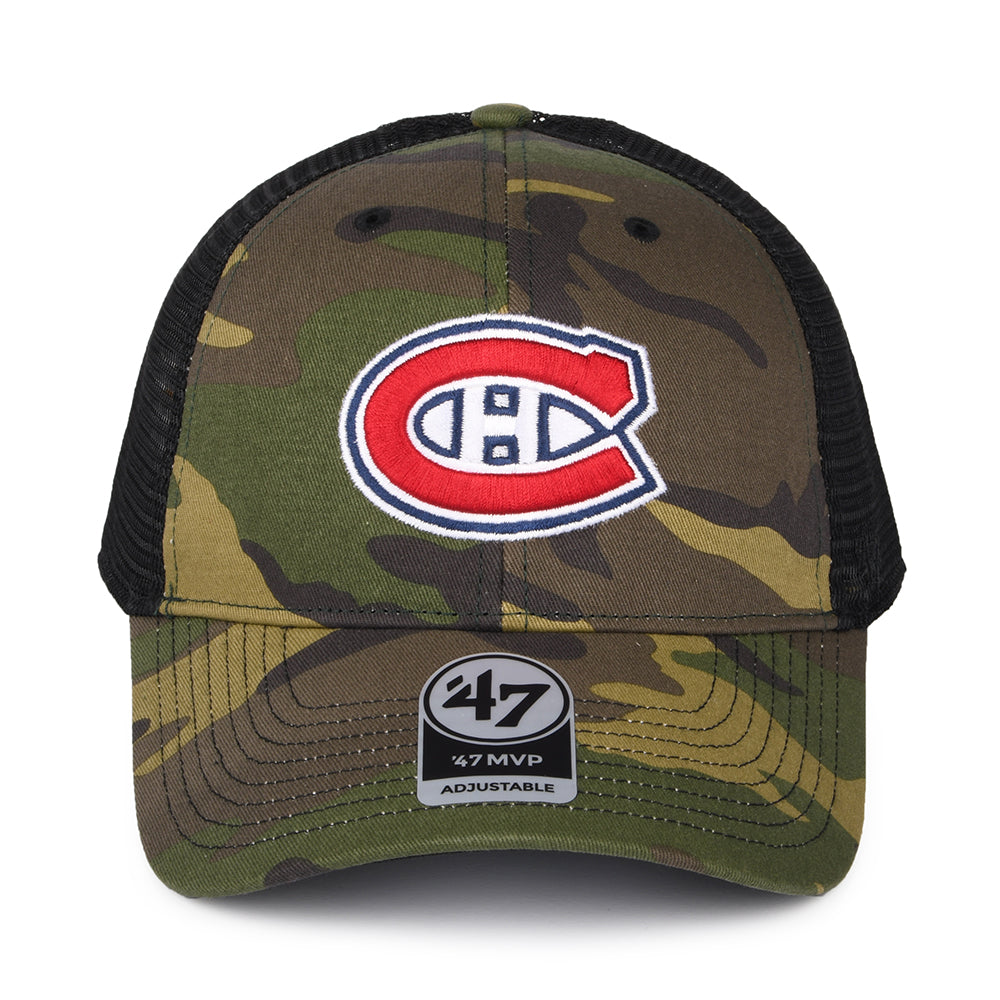Gorra Trucker NHL Camo Branson MVP Montreal Canadiens de 47 Brand - Camuflaje