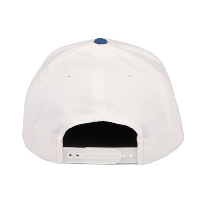 Gorra Snapback Oath III de Brixton - Blanco Roto-Azul Cielo