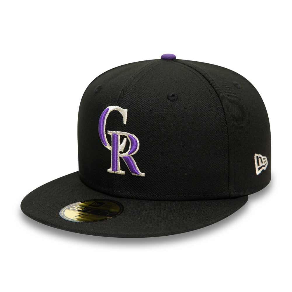 Gorra de béisbol 59FIFTY Colorado Rockies de New Era - On Field - Game - Negro