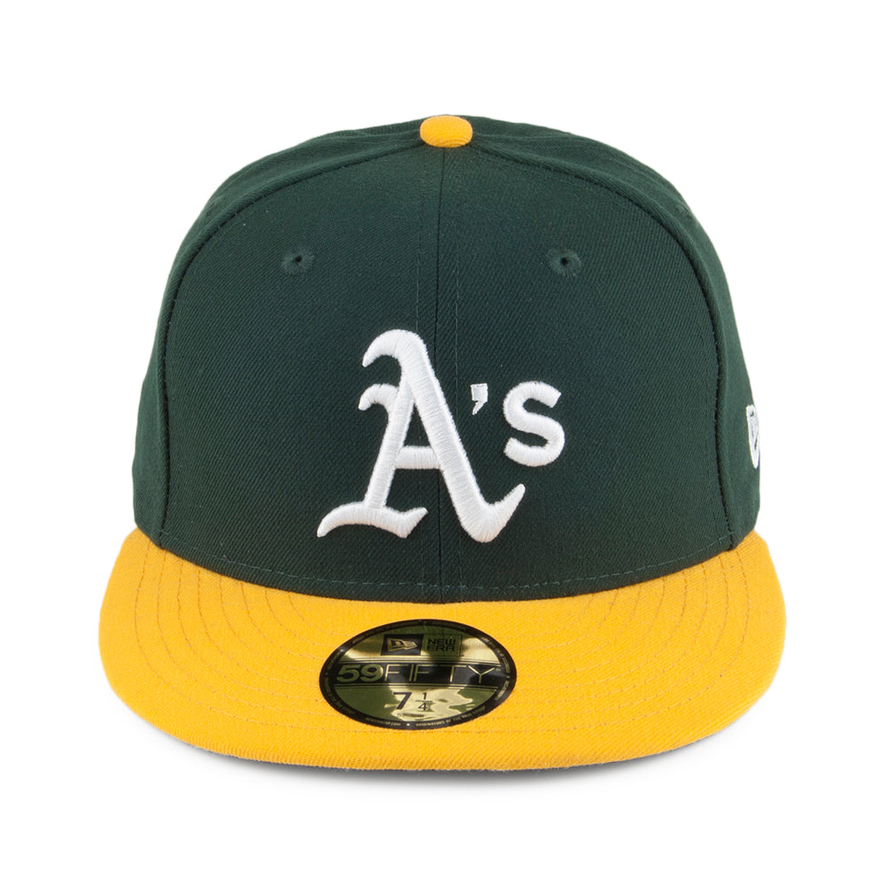 Gorra de béisbol 59FIFTY MLB On Field AC Perf Oakland Athletics de New Era - Dorado