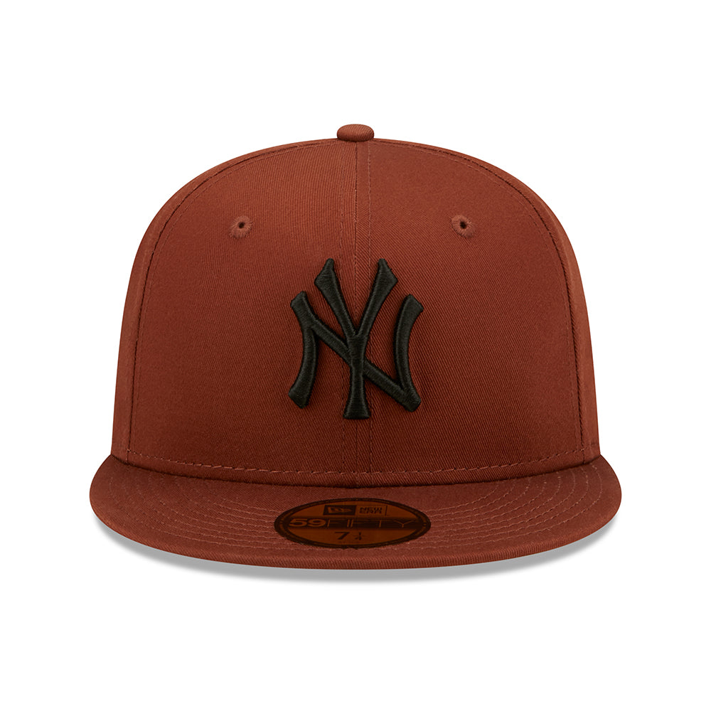 Gorra de béisbol 59FIFTY MLB League Essential New York Yankees de New Era - Marrón-Negro