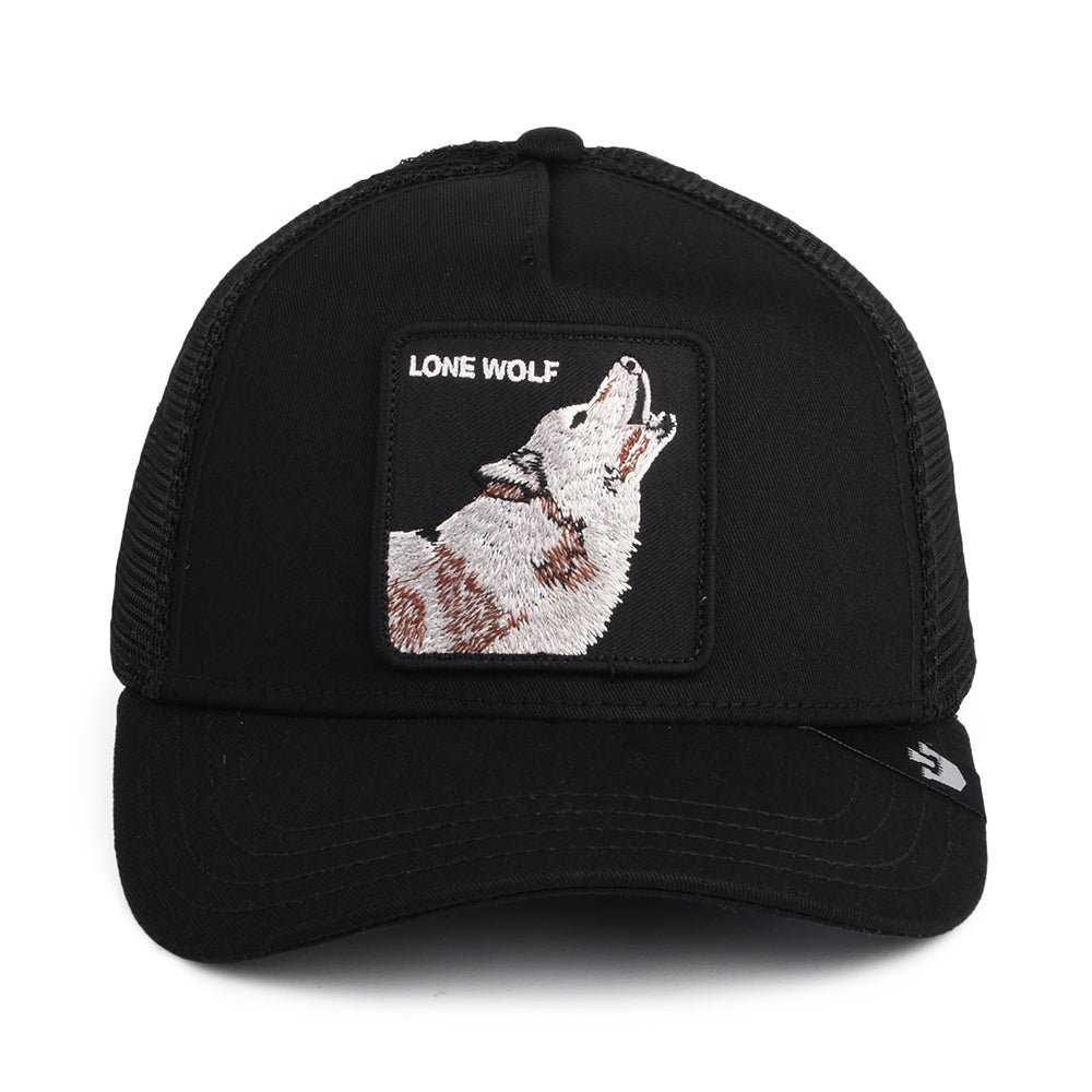 Gorra Trucker Lone Wolf de Goorin Bros. - Negro