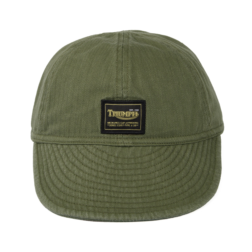 Gorra militar Grunt de algodón de Triumph Motorcycles - Kaki