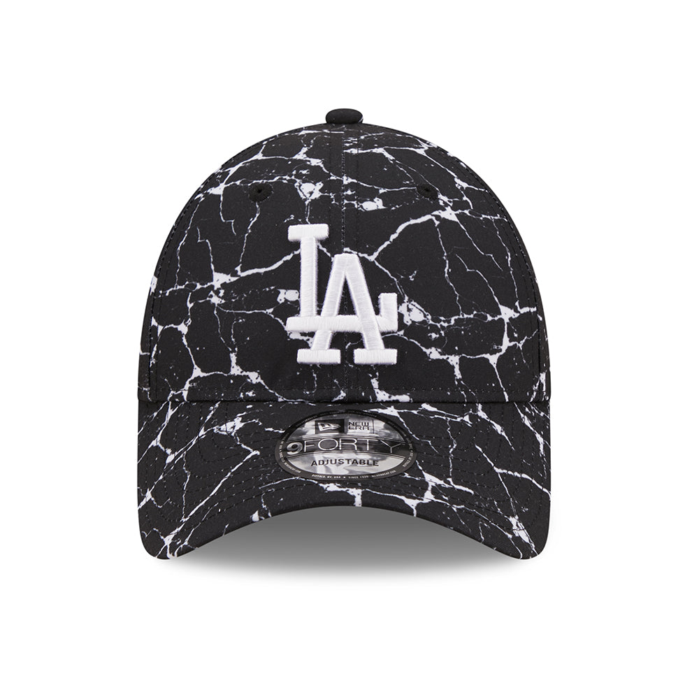 Gorra de béisbol 9FORTY MLB Marble L.A. Dodgers de New Era - Negro