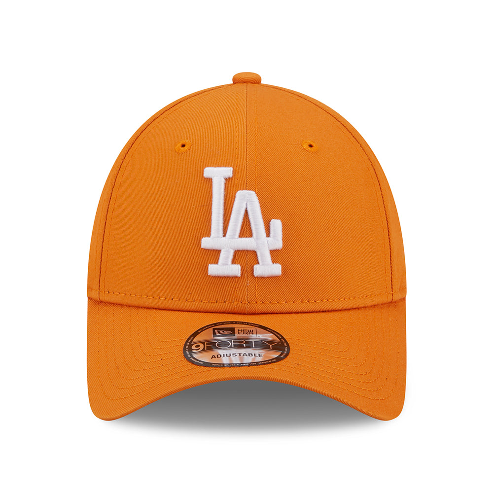 Gorra de béisbol 9FORTY MLB League Essential L.A. Dodgers de New Era - Naranja-Blanco