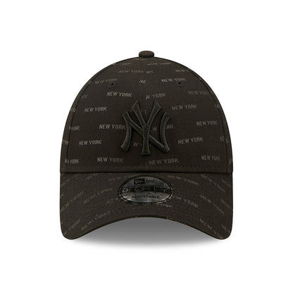 Gorra Snapback 9FORTY MLB Monogram AOP New York Yankees de New Era - Negro