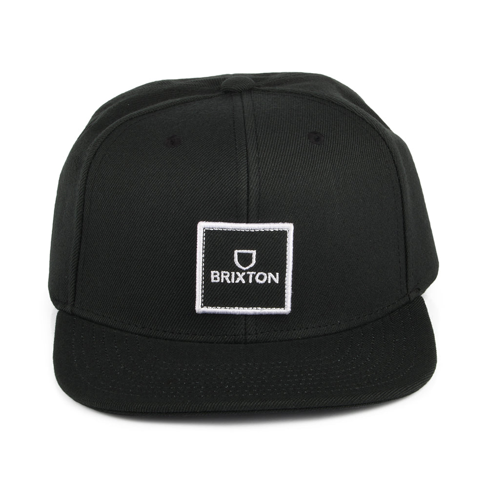 Gorra Snapback Alpha Square NetPlus MP de Brixton - Negro