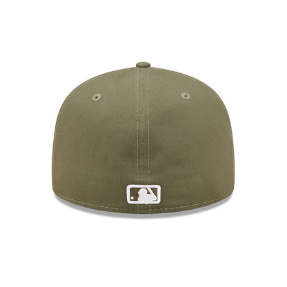 Gorra de béisbol 59FIFTY MLB Team Outline L.A. Dodgers de New Era - Verde Oliva