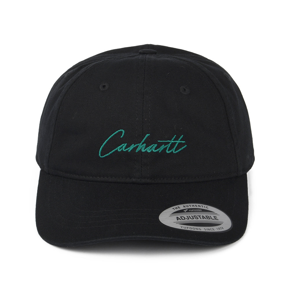 Gorra de béisbol Delray de sarga de algodón de Carhartt WIP - Negro