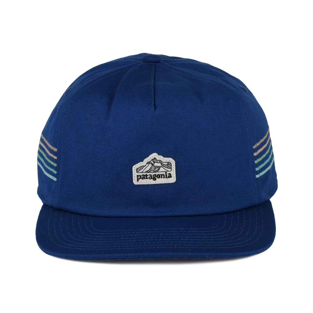 Gorra Snapback Line Logo Ridge Stripe Funfarer de Patagonia - Azul Real