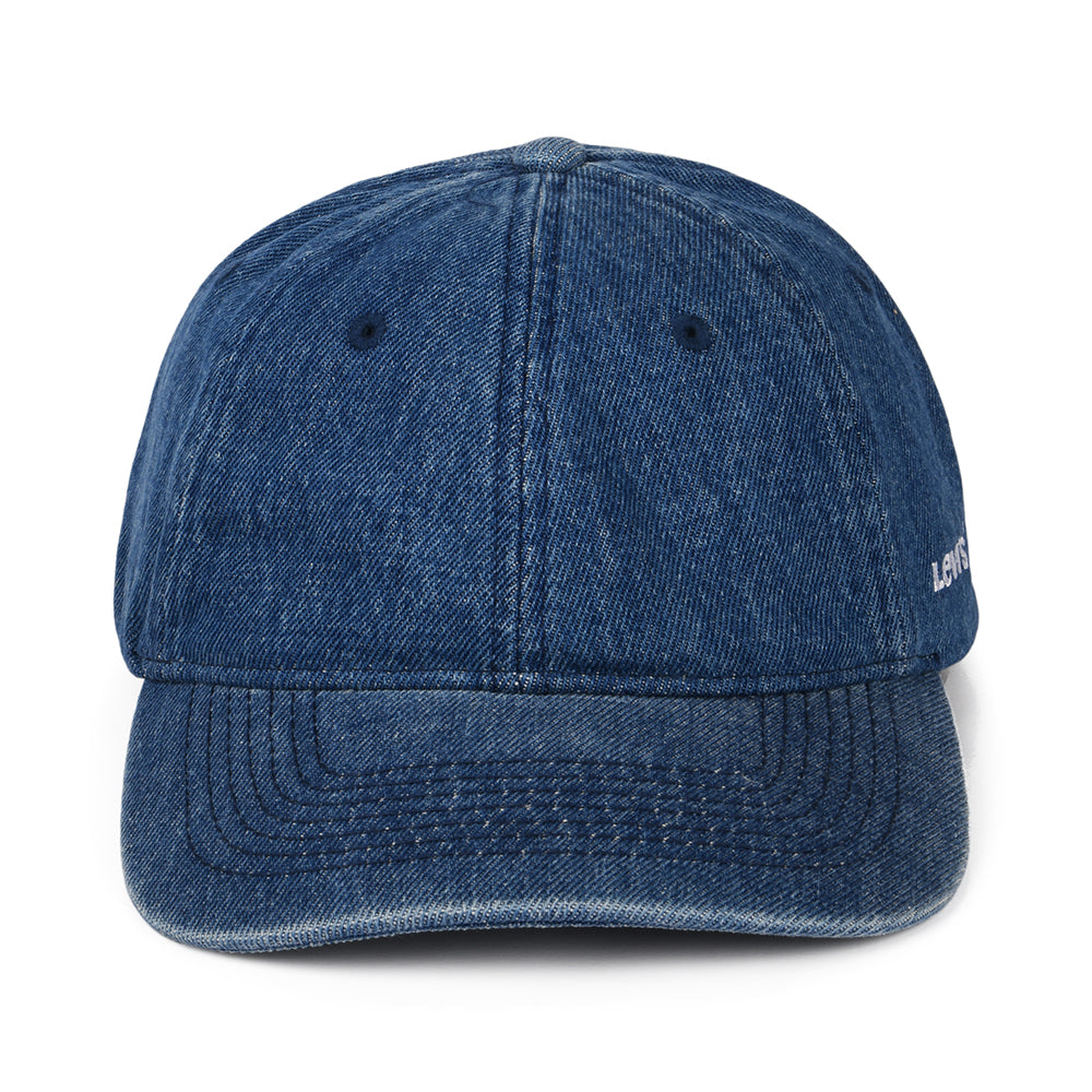 Gorra de béisbol Essential de tejido vaquero de Levi's - Azul