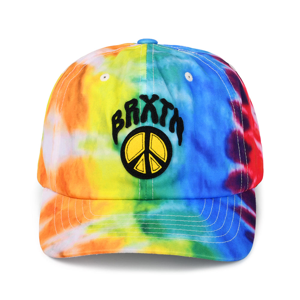 Gorra Snapback Peace out MP Tie Dye de Brixton - Multicolor